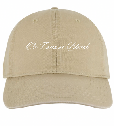 ON CAMERA BLONDE HAT