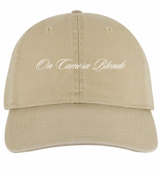 ON CAMERA BLONDE HAT