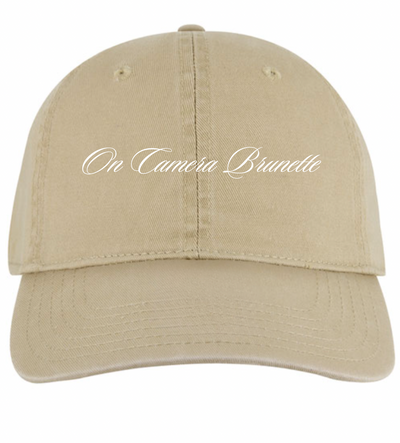 ON CAMERA BRUNETTE HAT