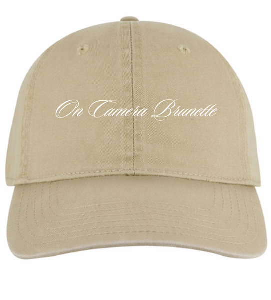 ON CAMERA BRUNETTE HAT